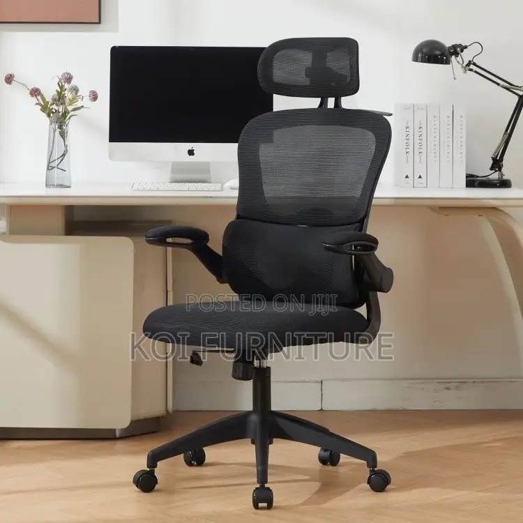 Office Chairs; Ergonomic Style Office Chair With 3d Headrest