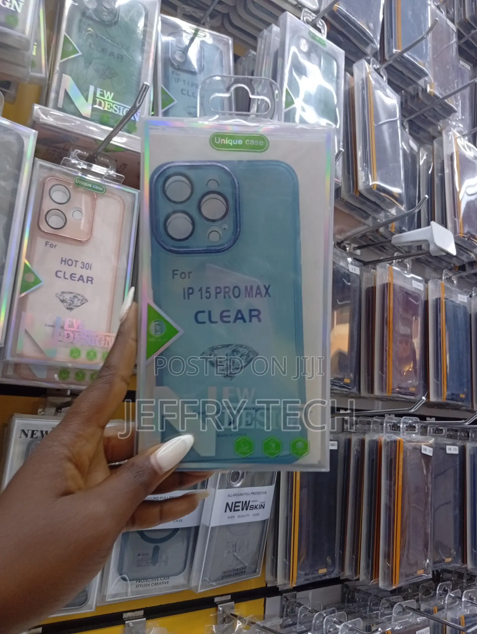 Clear Tpu Phone Case Designed for the iPhone 15 Pro Max