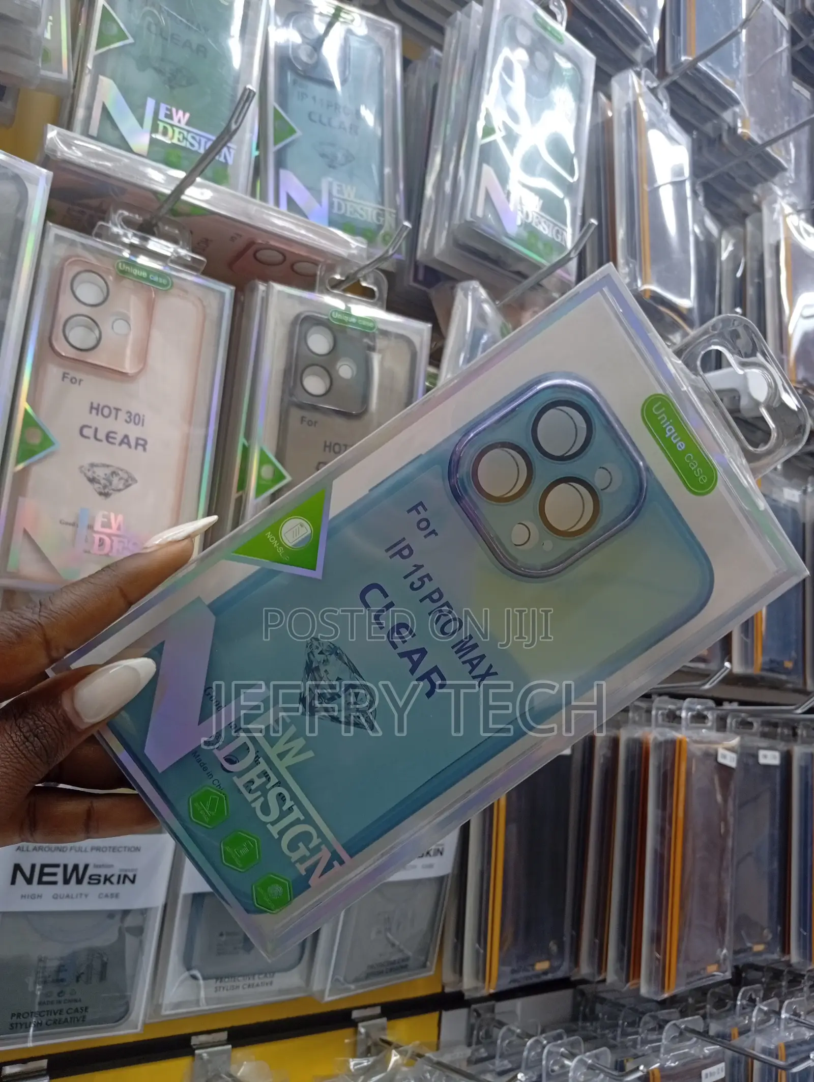 Clear Tpu Phone Case Designed for the iPhone 15 Pro Max