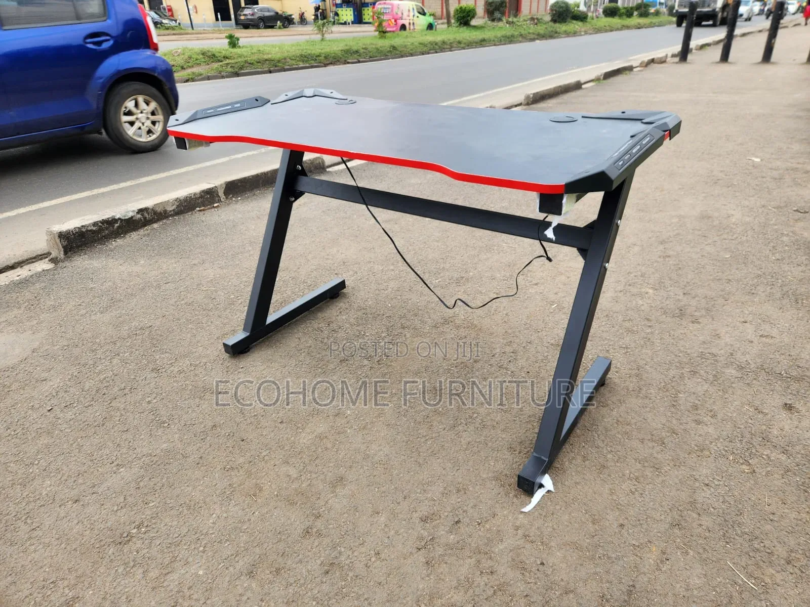 Modern Z - Shaped Gaming Desk