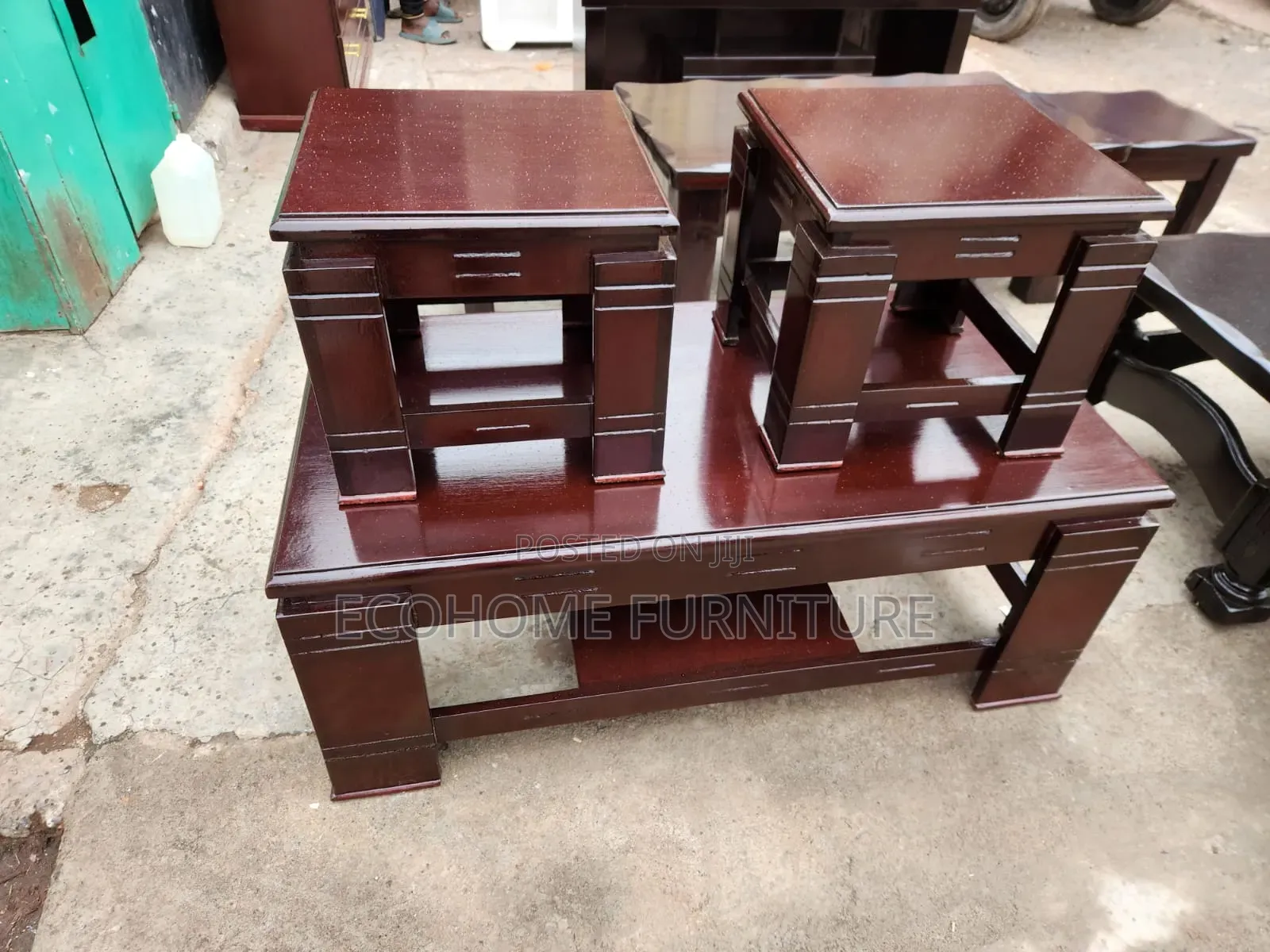 3 Piece Set of Mahogany Dinning Table