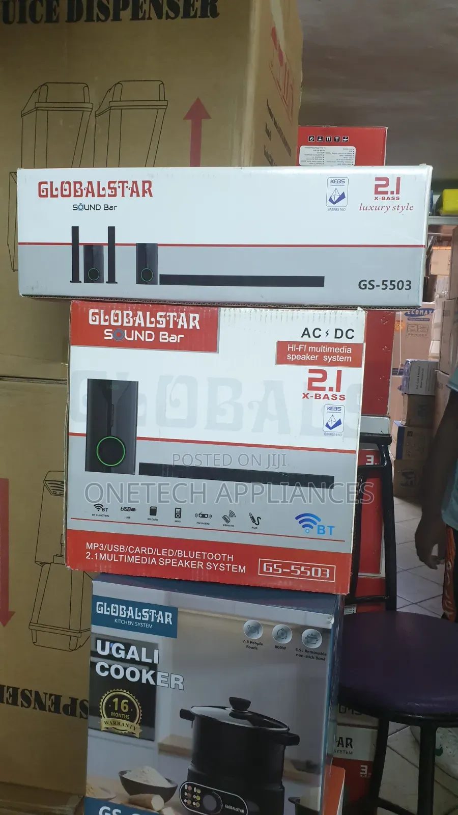 New Globalstar Gs-5503 Sound Bar Speaker