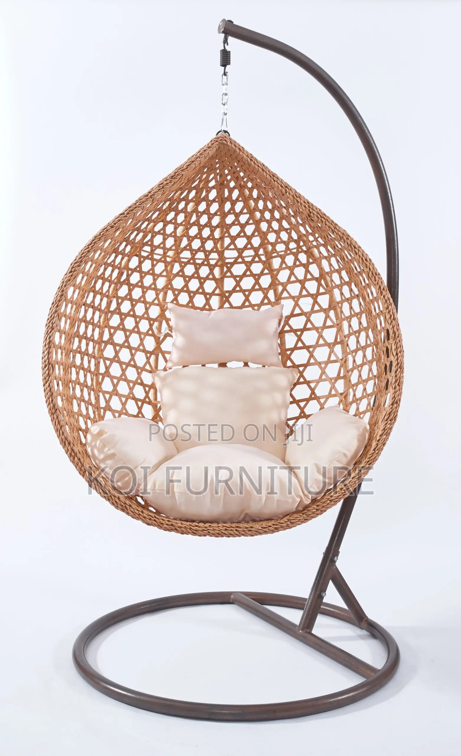 Home Chairs; Heavy Cushioned Hanginig Rattan Balcony Hammock Chairs