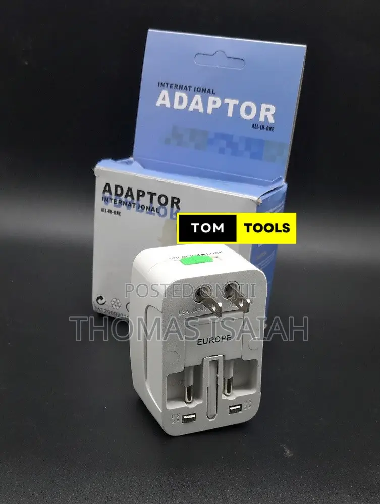 International Universal Travel Adapter With Surge Protection