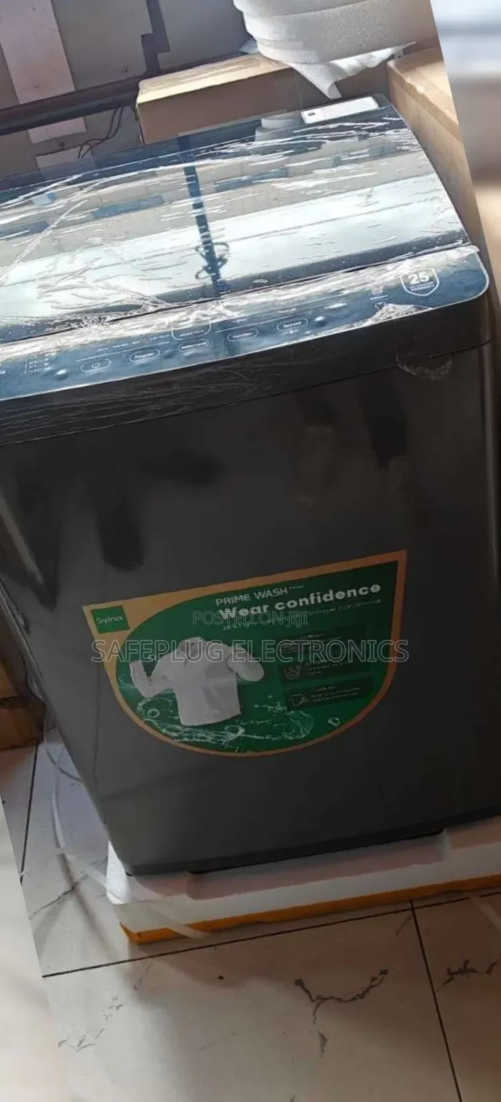 Syinix 8kg Top Load Fully Automatic Washing Machine – Smart Wash