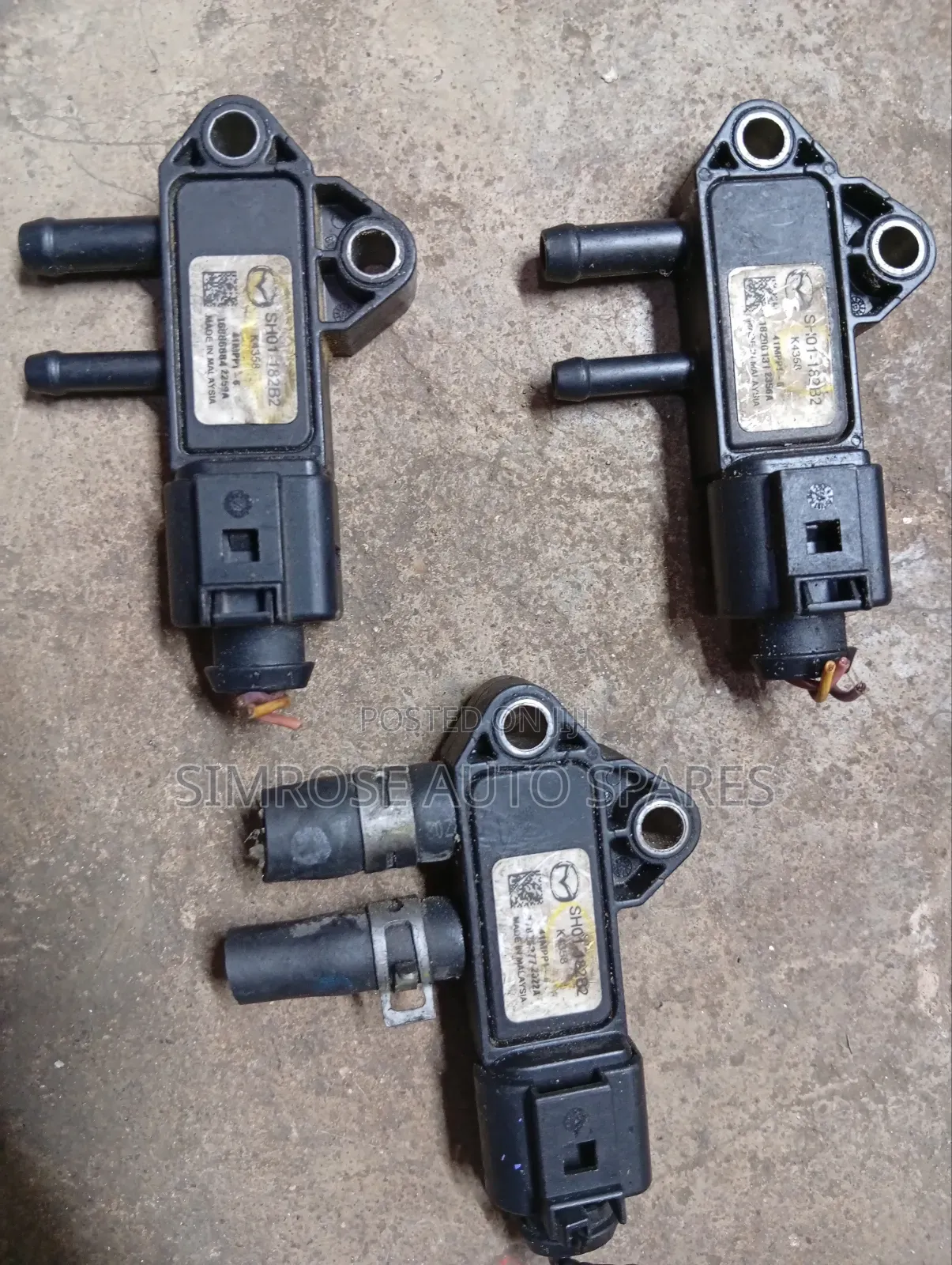 Mazda Cx5: Exhaust Pressure Sensor Sho1-182b2