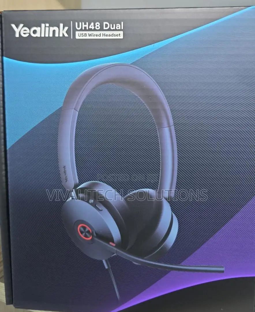 Yealink Uh48 Anc Wired Headset With Microphon