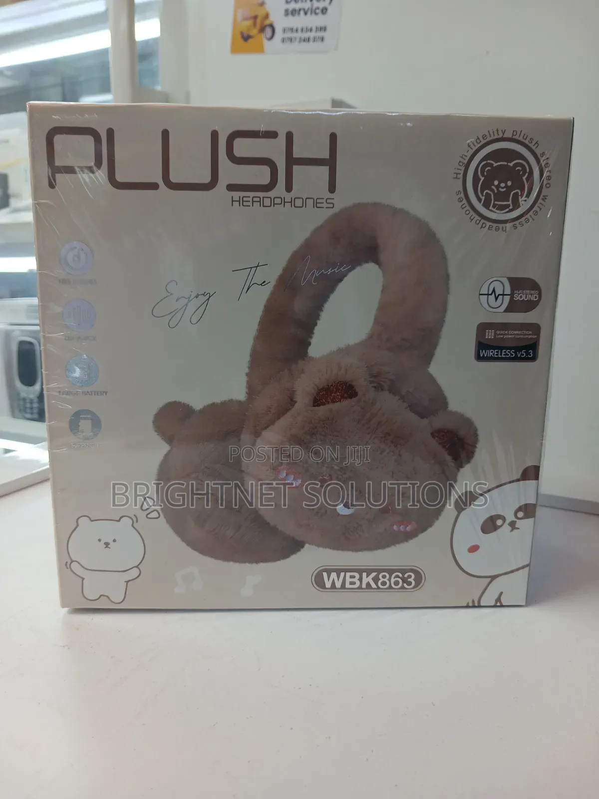Wbk863 Plush Headphones
