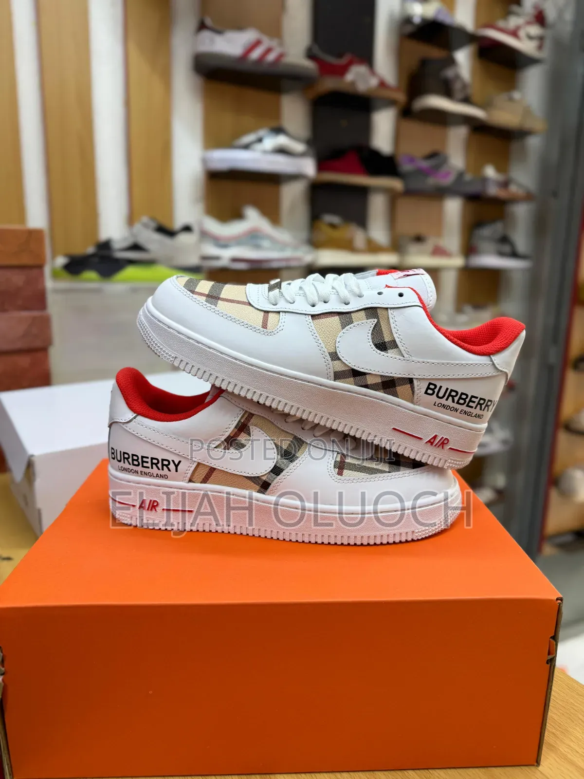 Nike Airforce 1 Low 
"Burberry London"
Sizes : _40 to 45_