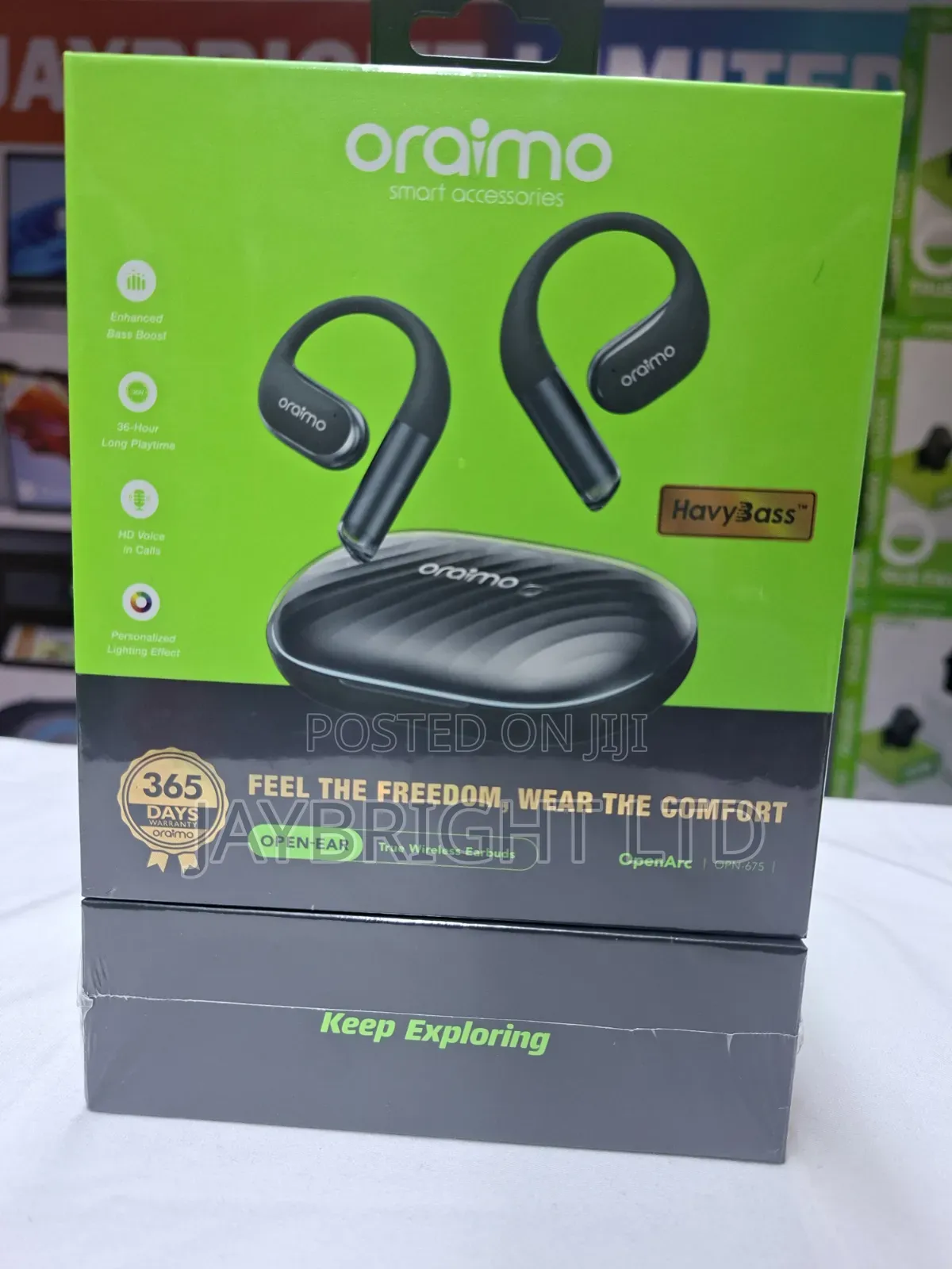 Oraimo Openarc Open-Ear Wireless Earphones