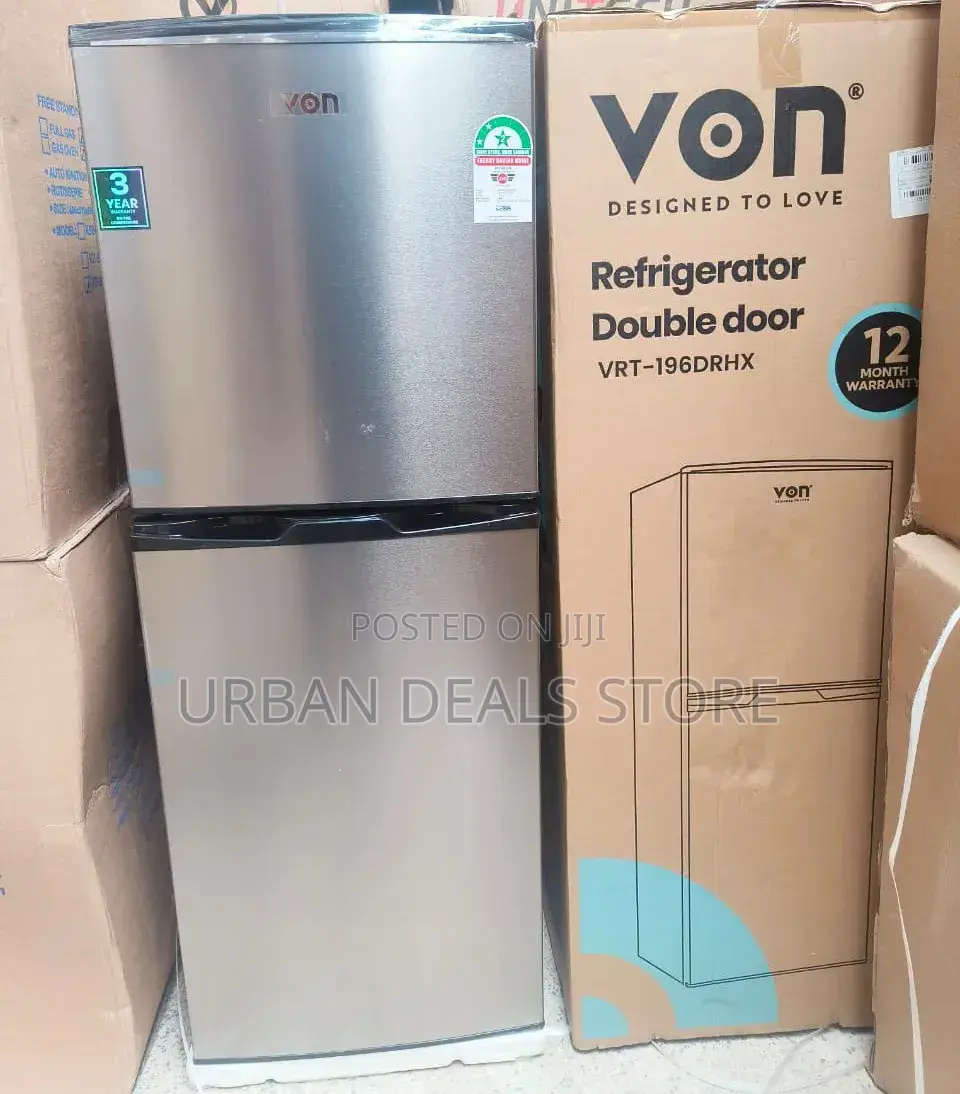 Von 195 Litres VRT-196drhx Double Door Refrigerator
