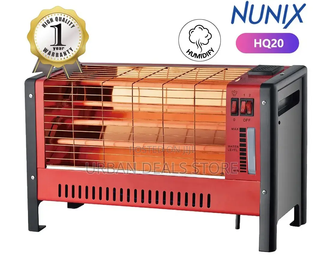 3-Sided Quartz Room Heater With Humidifier