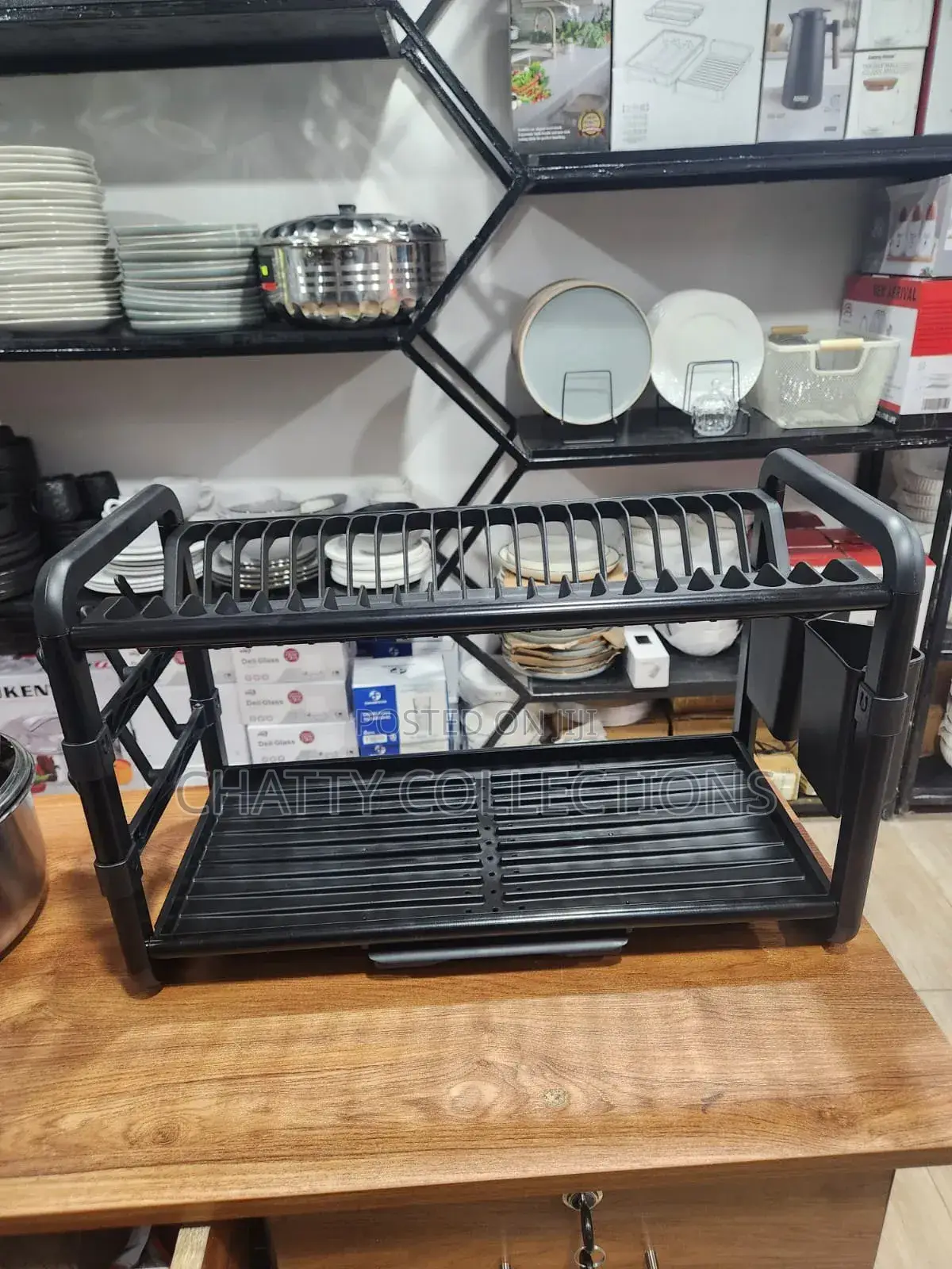 2 Tier Aluminium Kitchen Counter Dishrack