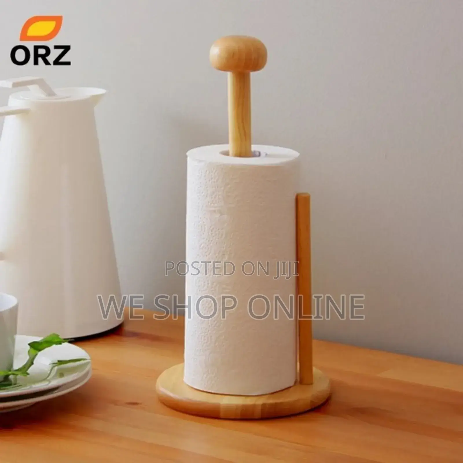 Bamboo Wood Tissue Holder