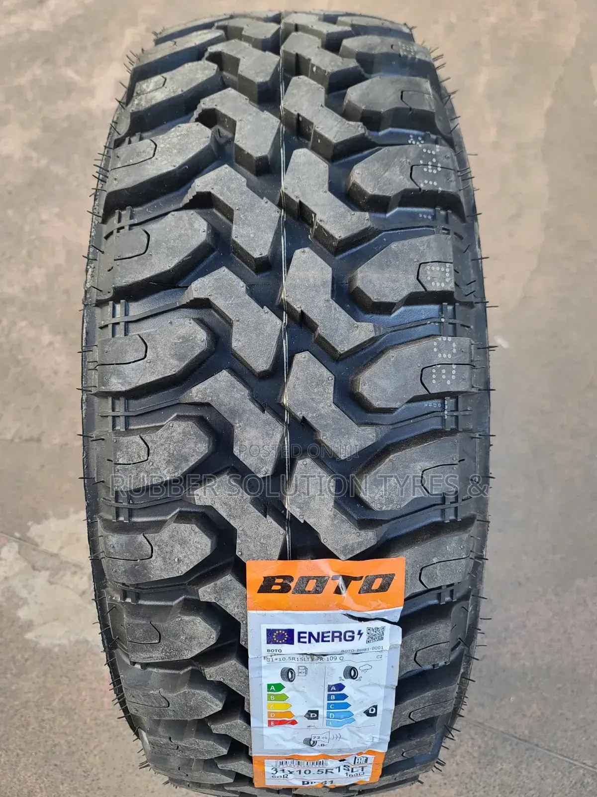 31x10.50r15 Boto Tyres L/T6pr 109 Q