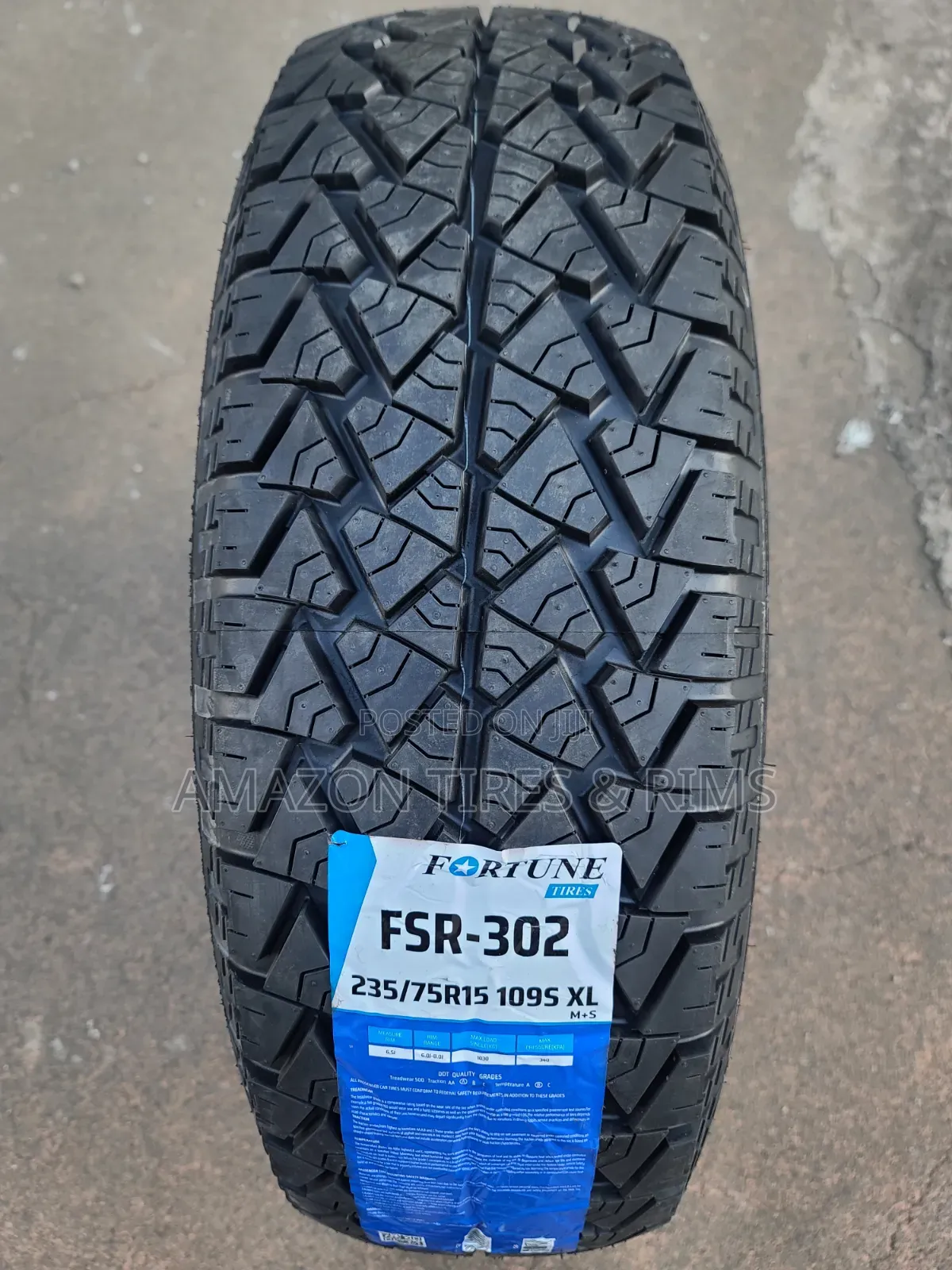 235/75r15 Fortune Tyres 109 S X/L
