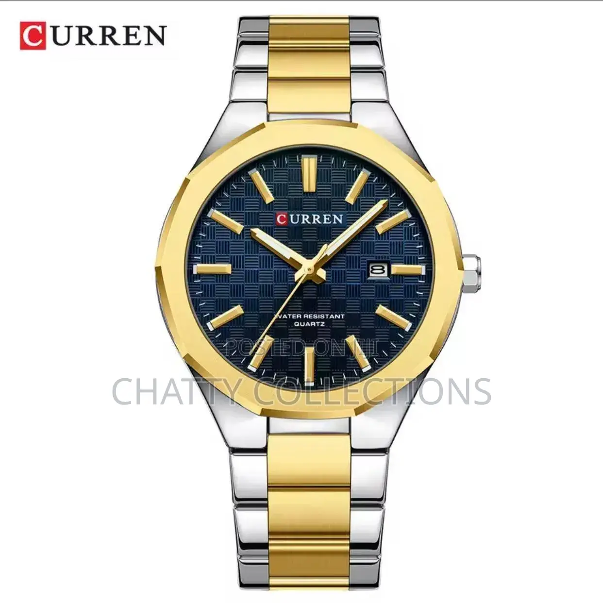 Silver and Gold Curren Gents Wrist Watches