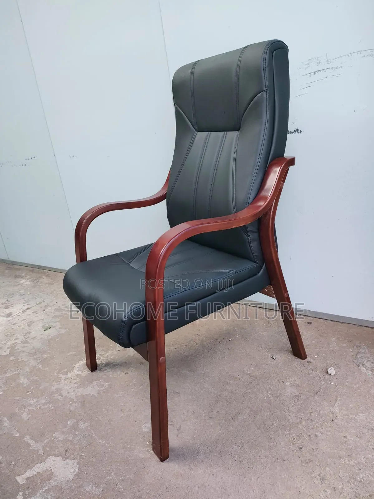 Boss Office Leather Visitor Chair