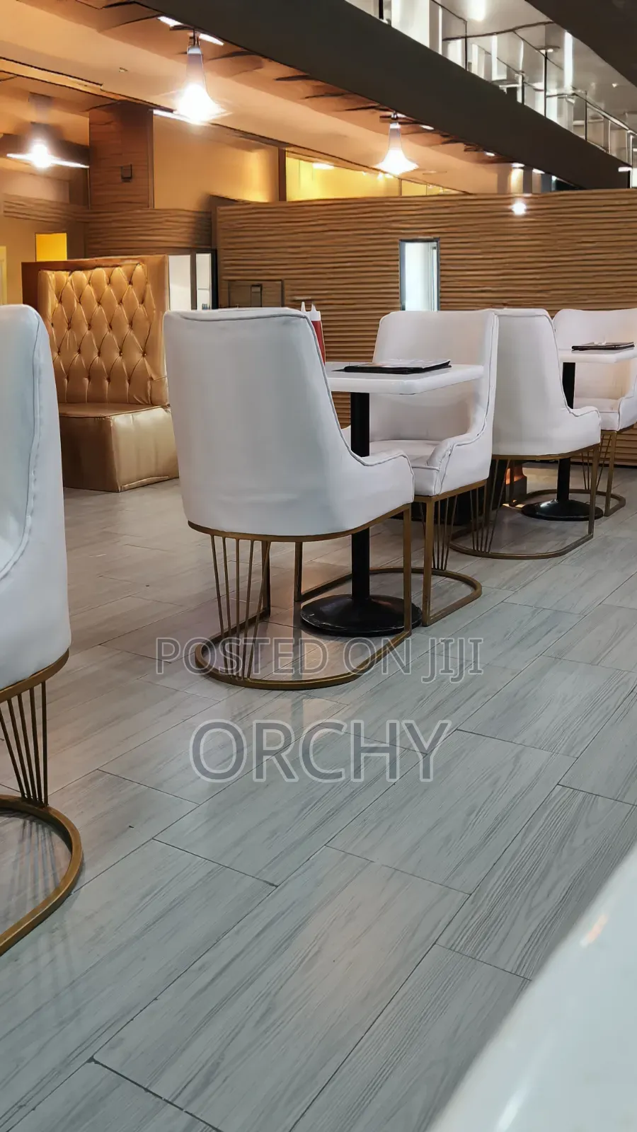 White Executive Hotel and Dining Seats