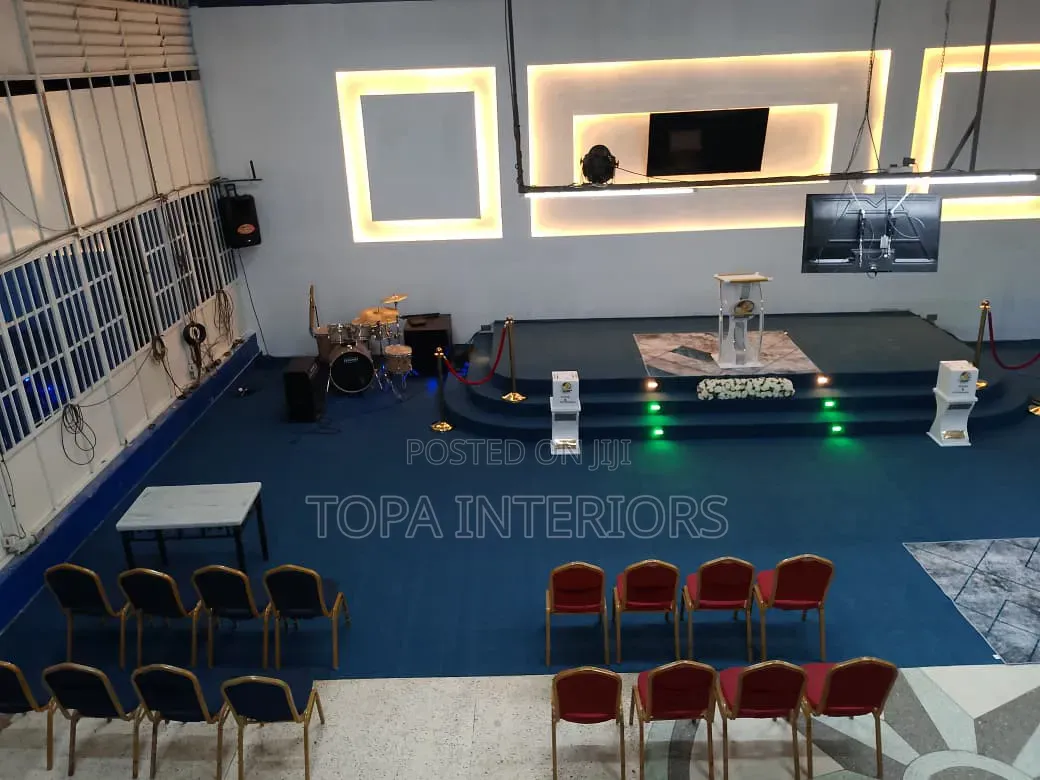 Church Front Area 4m Wide Altar Wall to Wall Carpets Installation