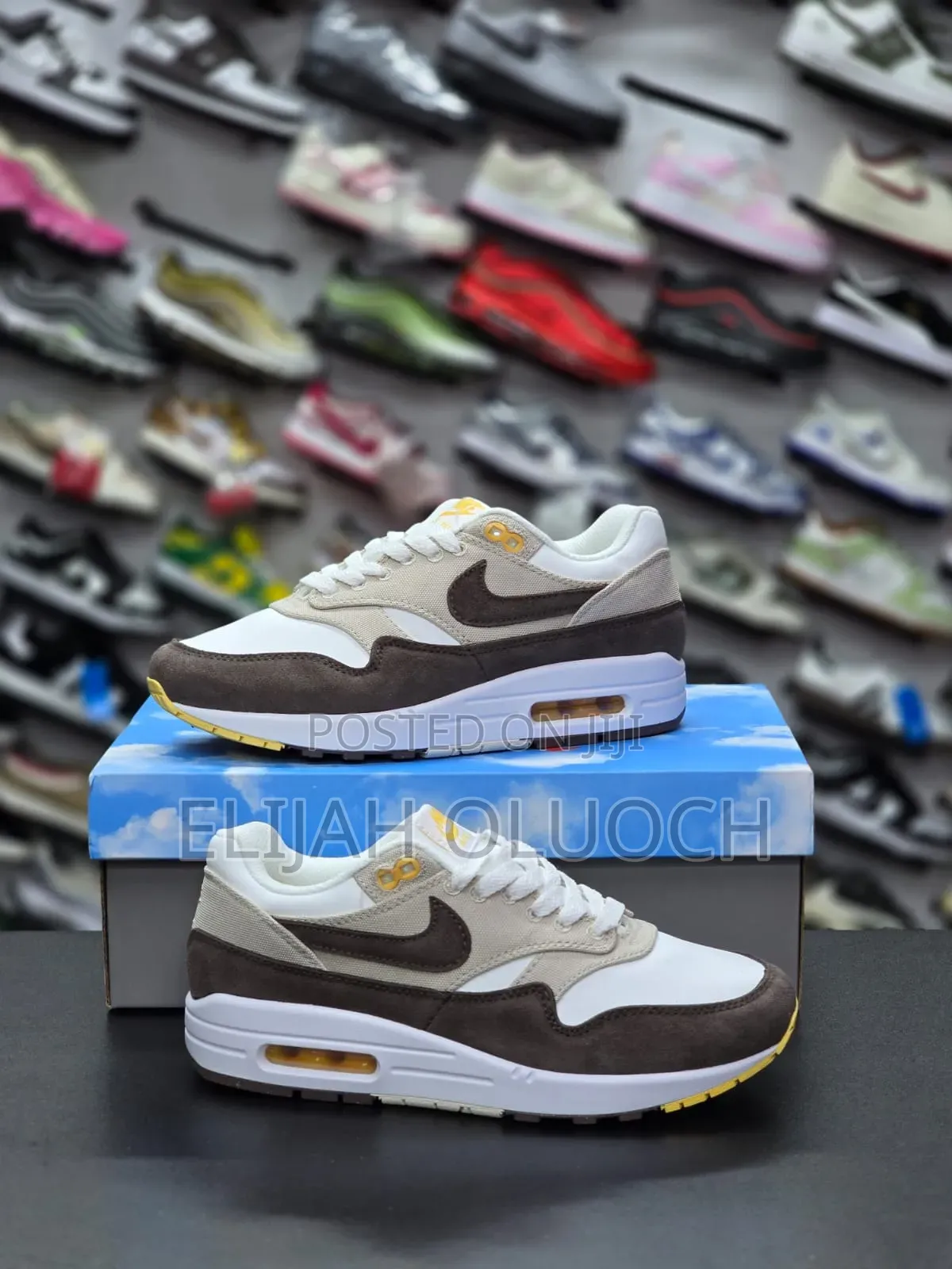 Nike Air Max 1 Premium 'Cave Stone' Sneaker.