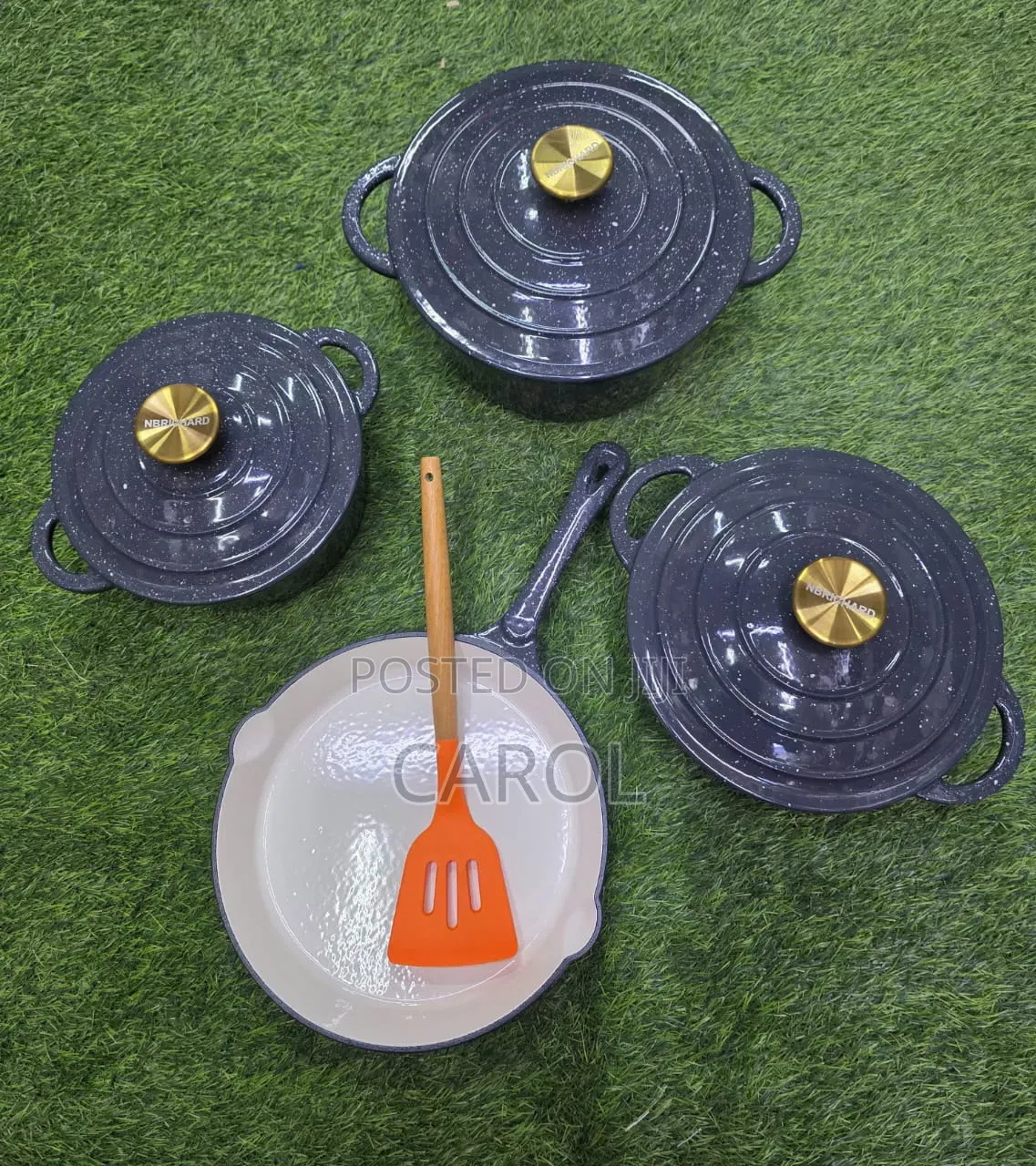 7pcs Cast Iron Cookware