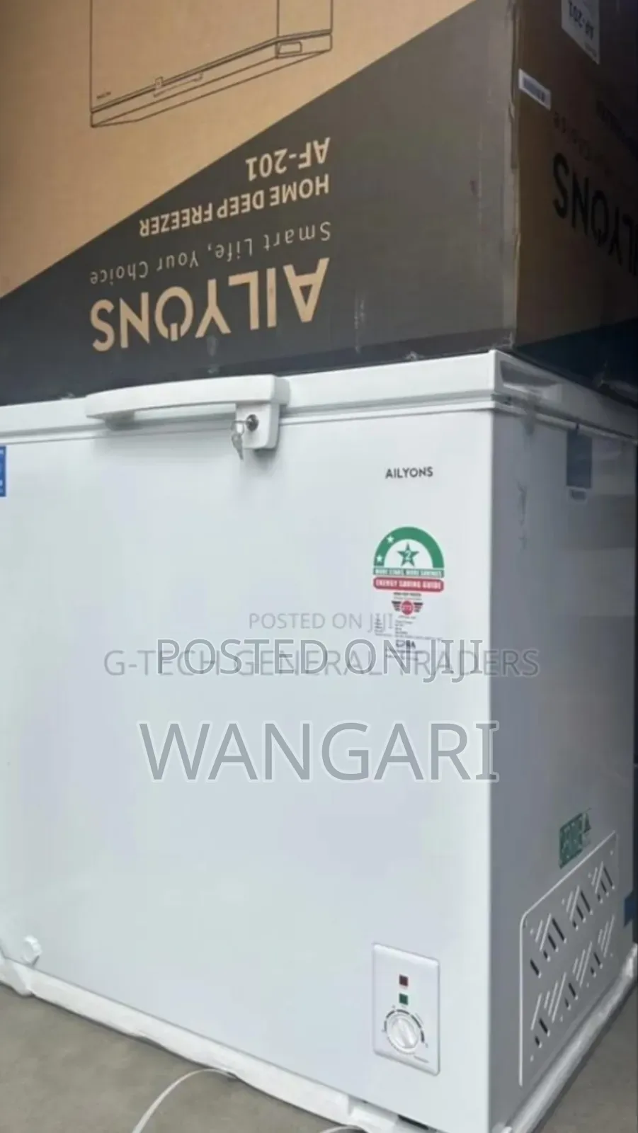 Pay on Delivery Ailyons 101l Freezer.