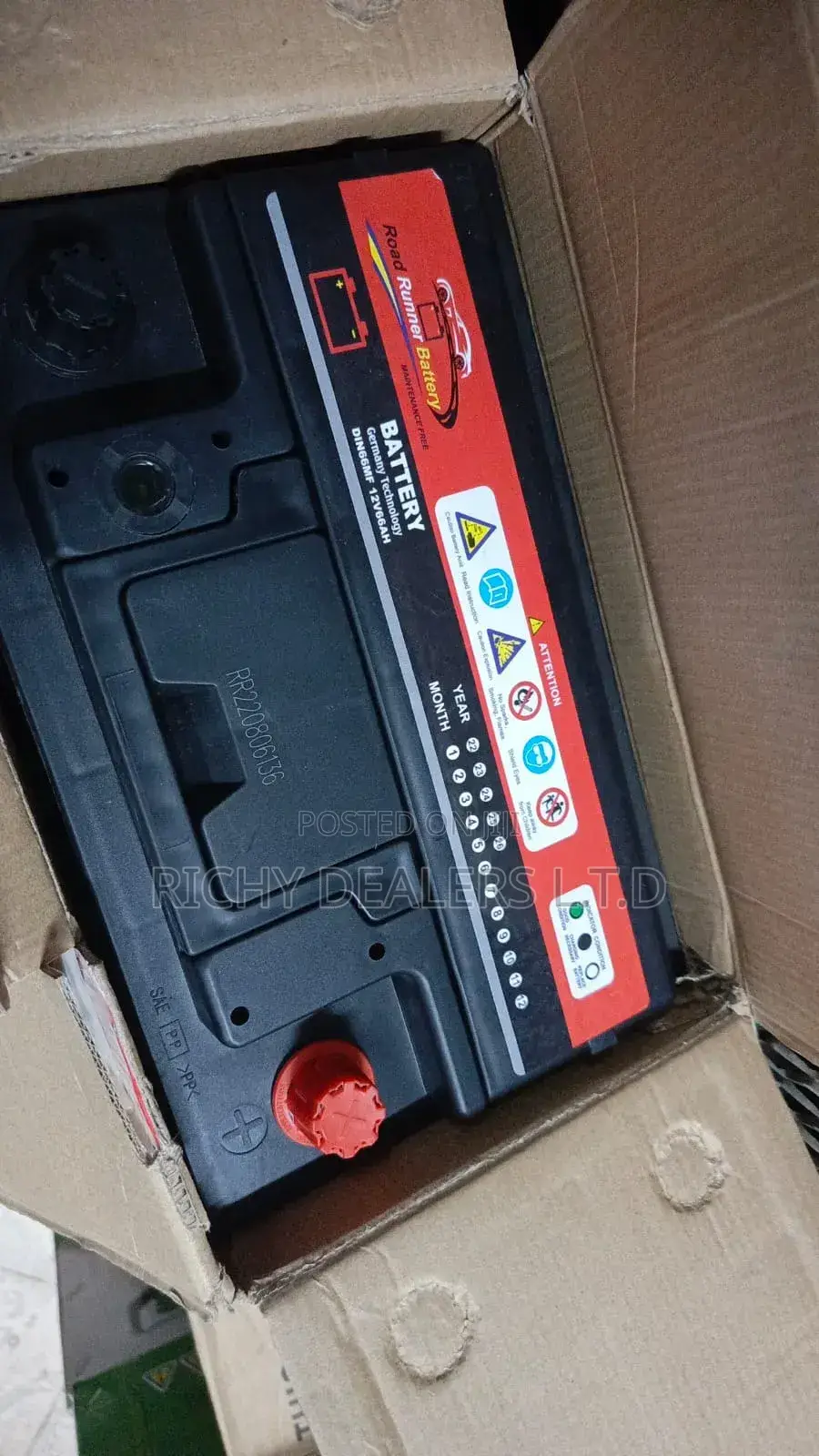 Road Runner Din66mf Car Battery