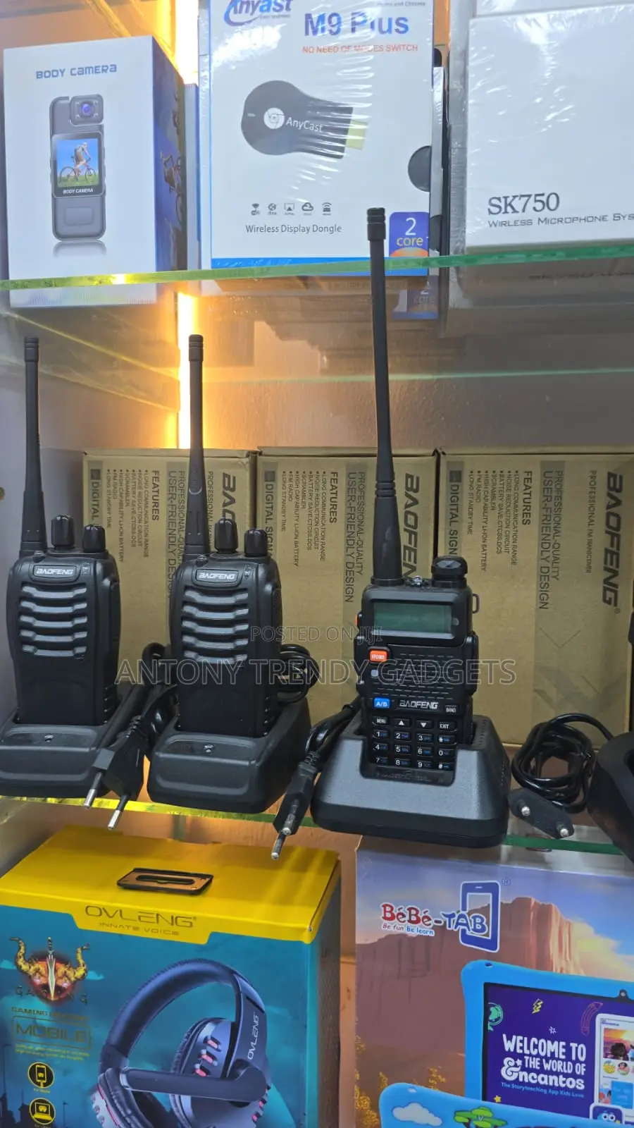 Pair of Baofeng Bf-888s Walkie-Talkies, B888s Walkie-Talkie.