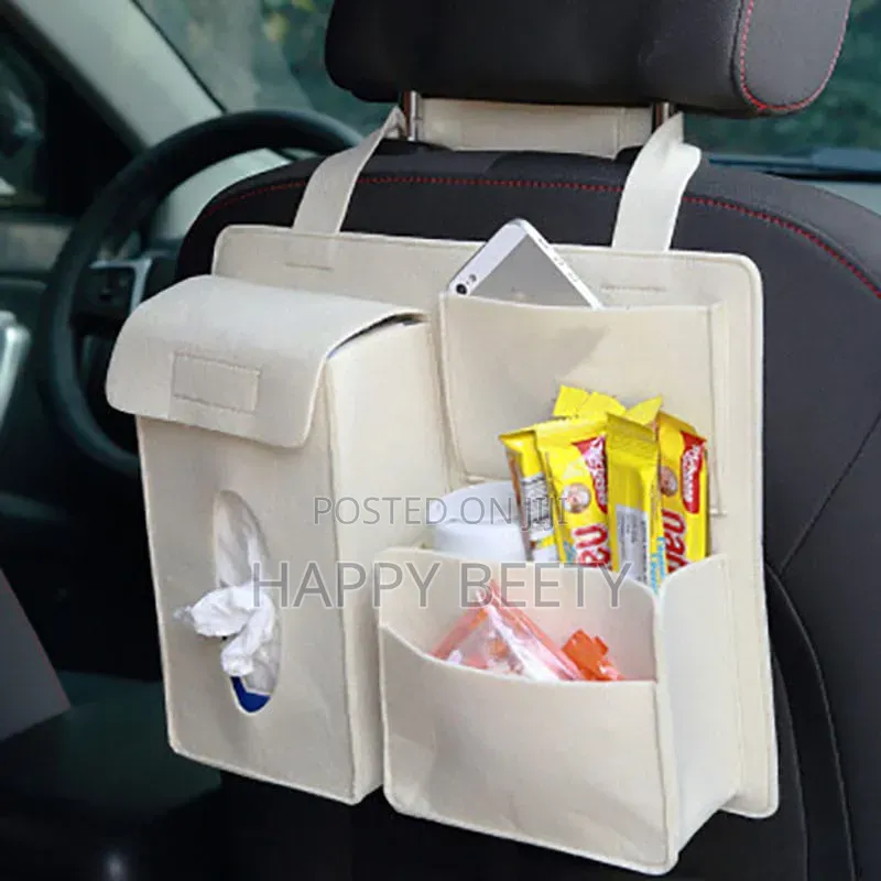 *Car Back Seat Storage Bag Organizer