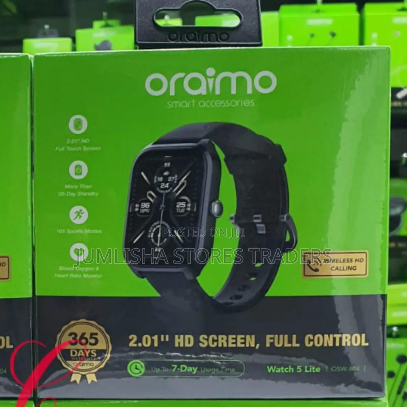 Oraimo Watch 5 Lite Osw-804 Smart Watch That Makes Receives Calls