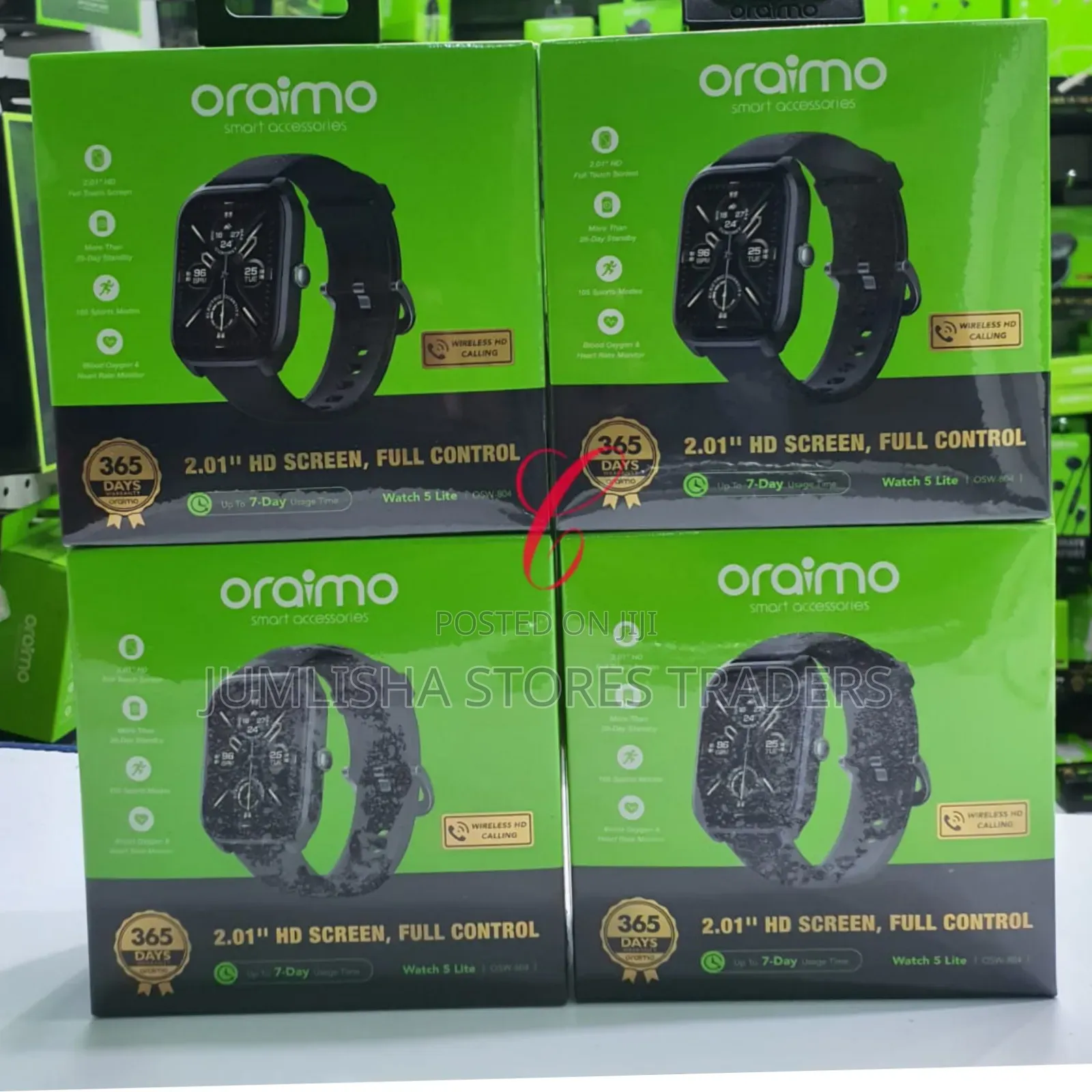 Oraimo Watch 5 Lite Osw-804 Smart Watch That Makes Receives Calls