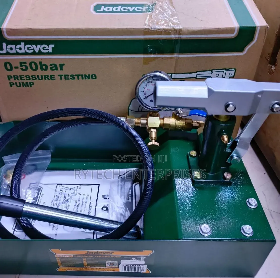 New Jadever 50bar Pressure Testing Pump