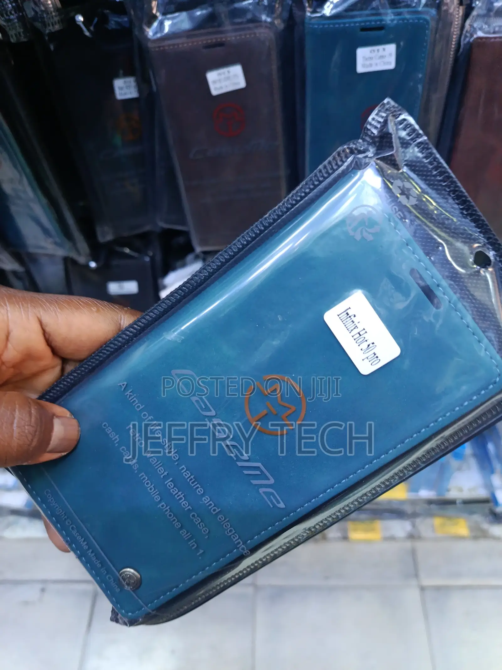 Caseme Retro Wallet Leather Case for the Infinix Hot 50 Pro.