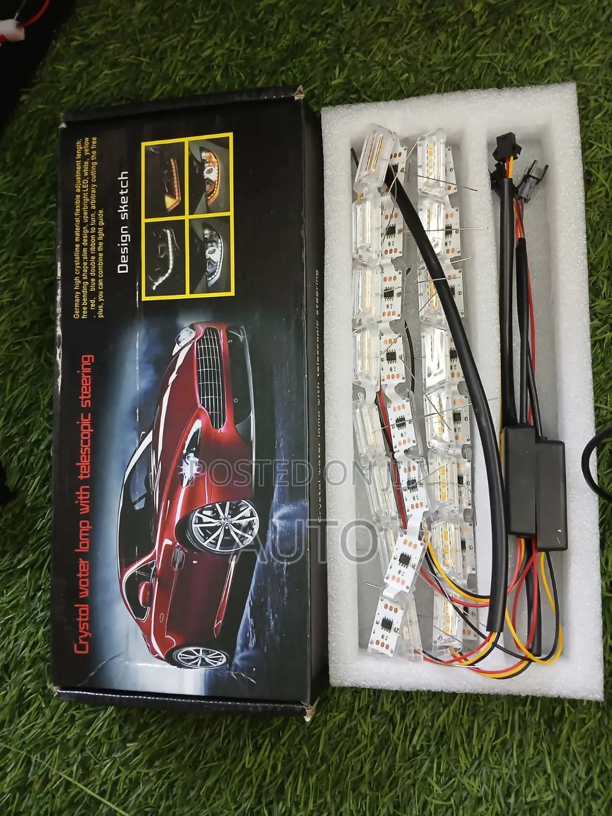 Universal Crystal Led DRL Lights – Stylish Car Front Light Upgrade