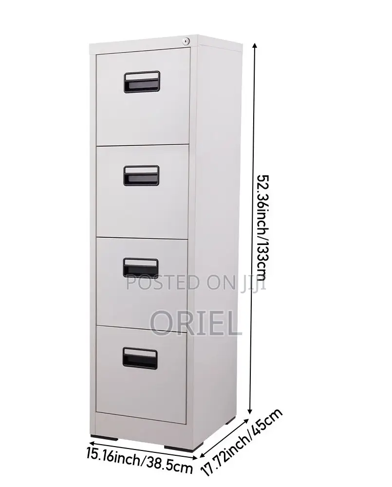 Office Cabinet : Heavy Duty 4-Drawer Steel Storage Office Cabinet