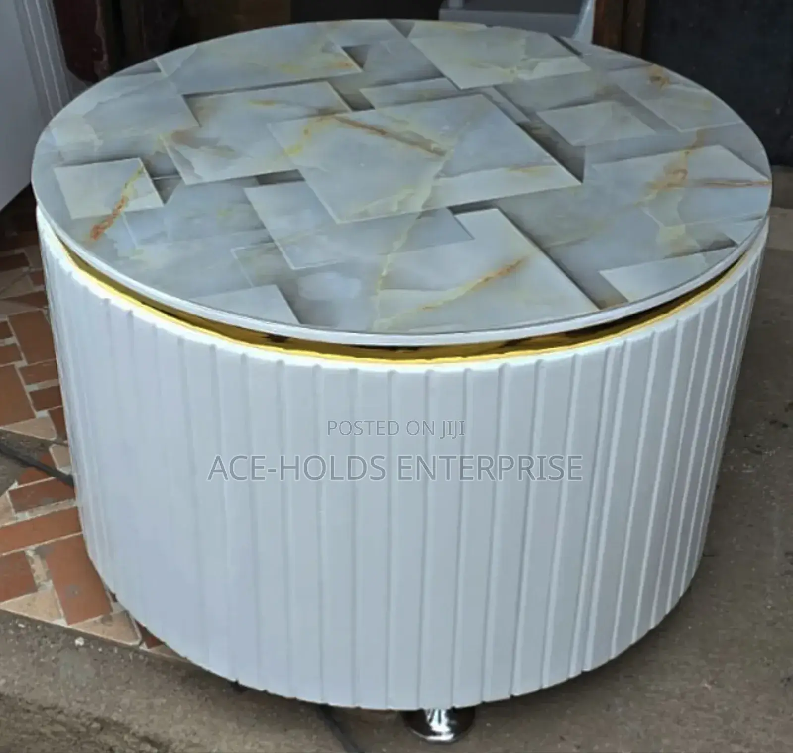 Executive Modern Round Coffee Table