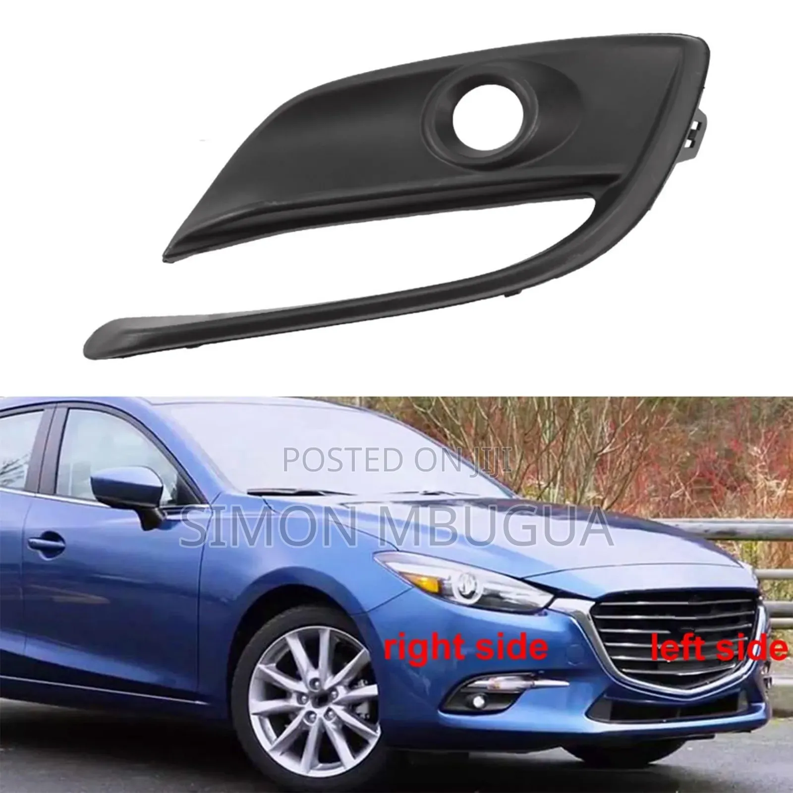 Mazda Axela 2017-2019 Foglight Cover