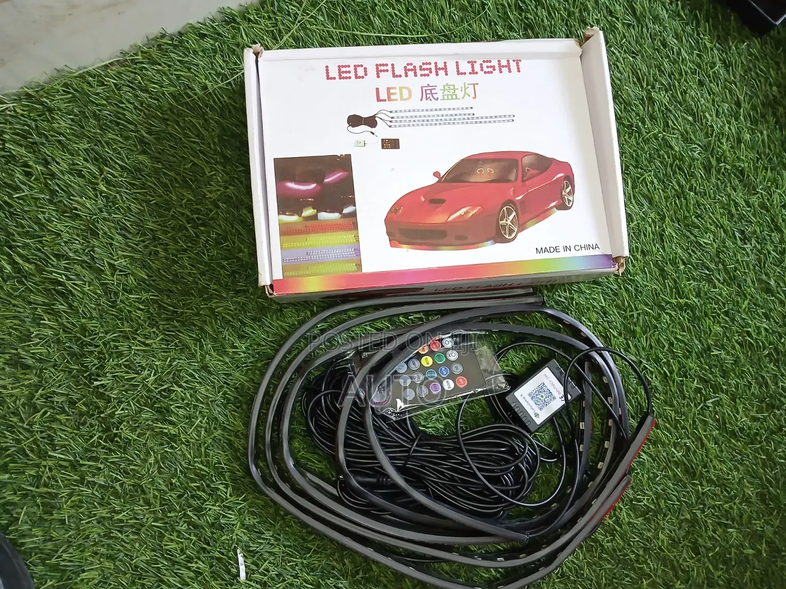 Led Flash Light Car Underglow Kit – RGB Exterior Underbody Lights With