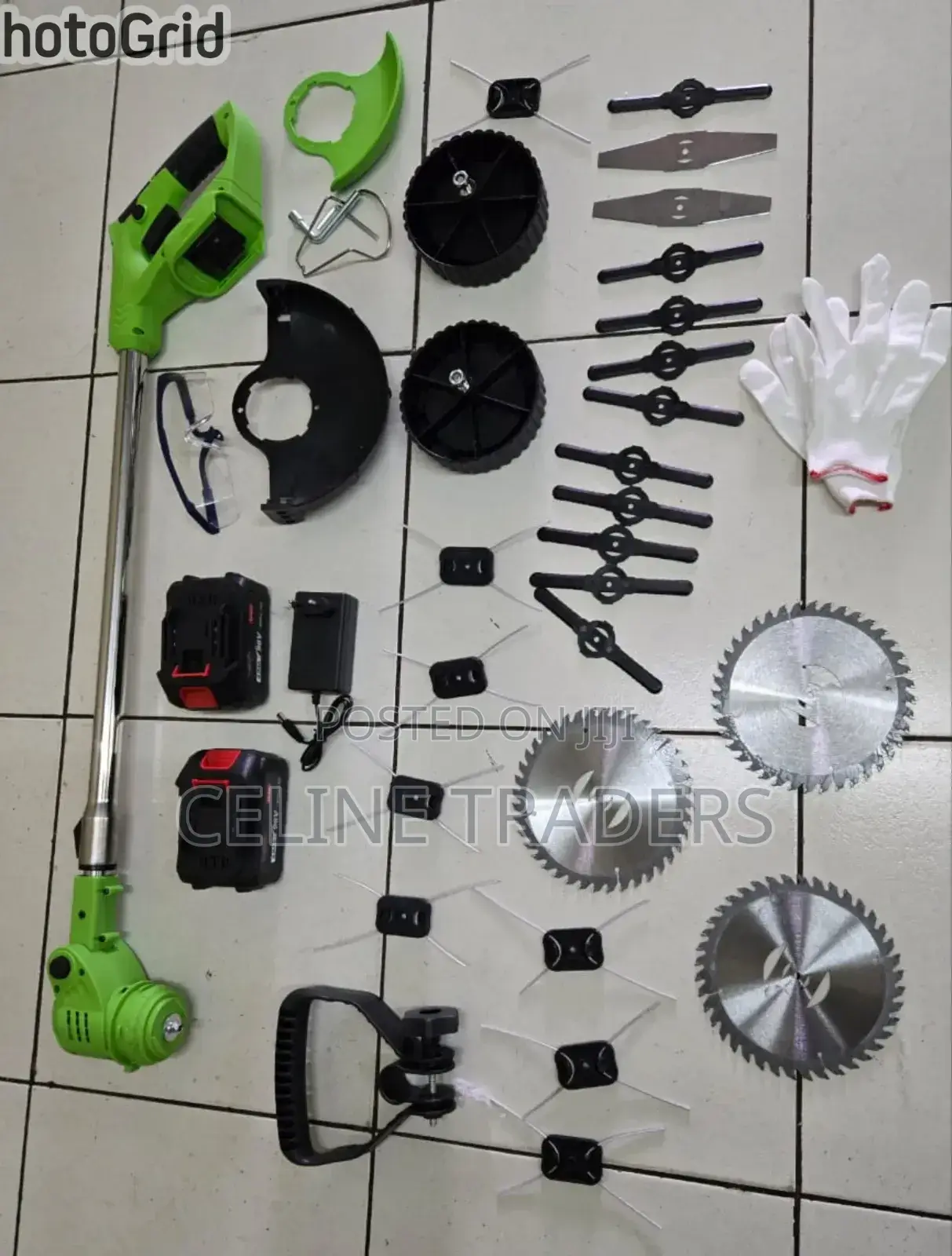 98v Cordless Multi-Function Grass Trimmer / Brush Cutter Kit