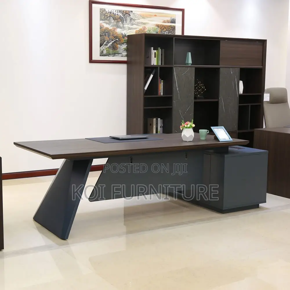 Office Desk; 1.8 Meters L Shaped Modern Management Executive Desk