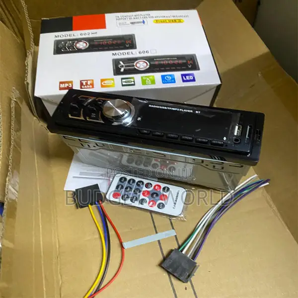 606 Car Stereo – Mp3/Fm Radio 1 Din Audio Player