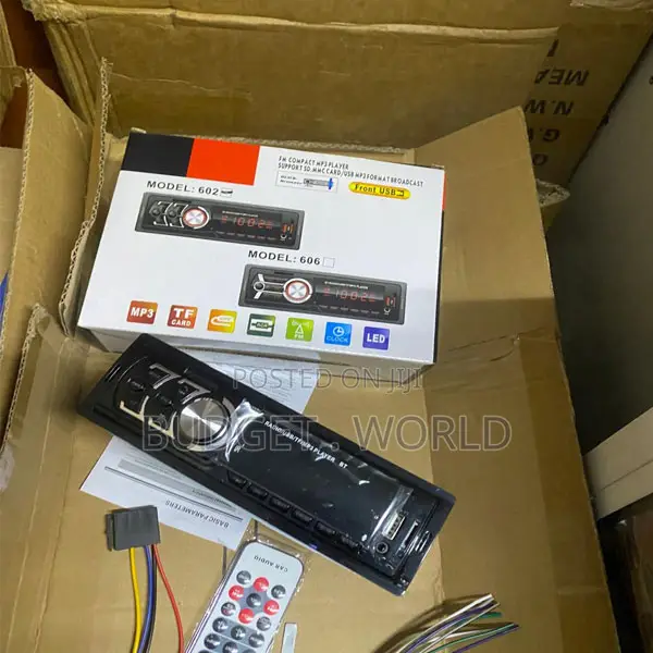 606 Car Mp3 Player – Digital Fm Radio With Usb Support