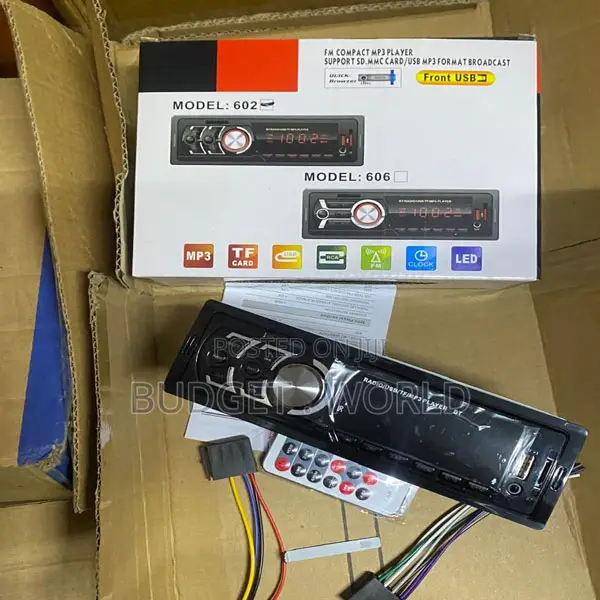 606 Mp3 Car Player – Usb/Sd/Fm Radio Head Unit