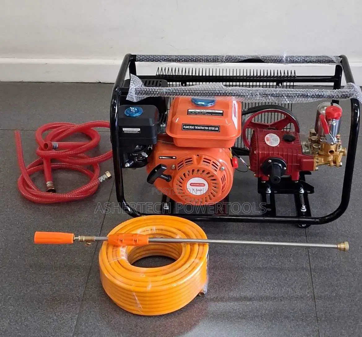 Astramilano Trolley Sprayer Petrol 7.5hp Engine With Hose Pipe