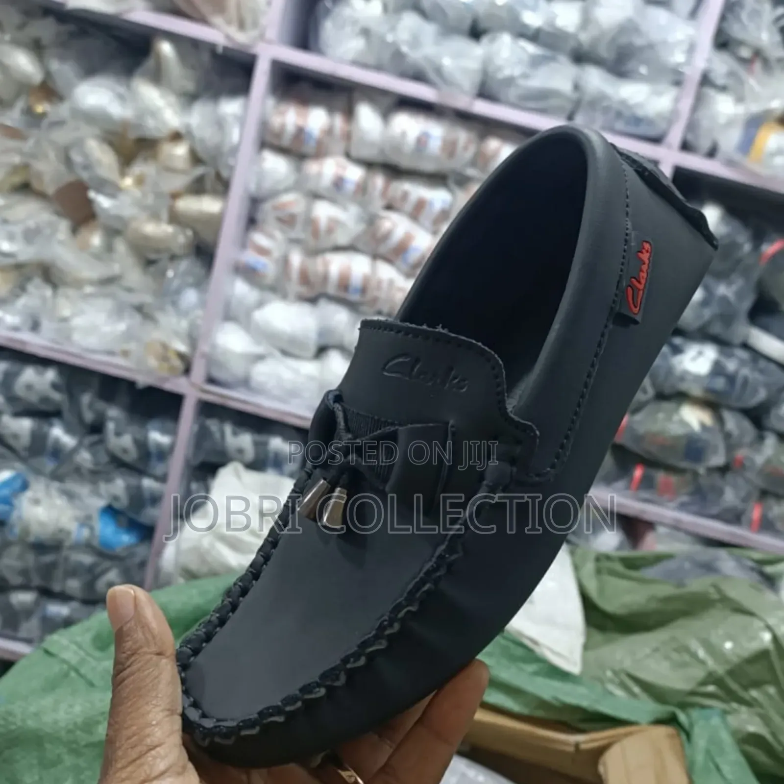 Kids Leather Clarks Loafers