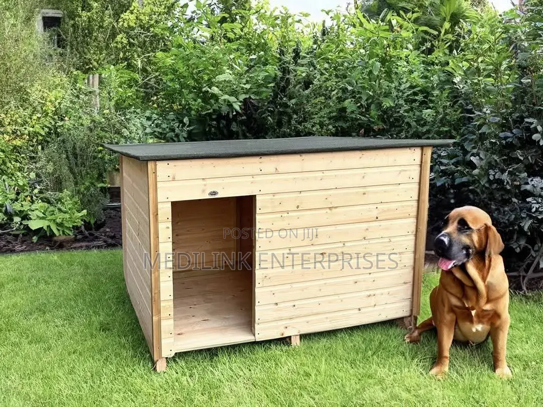 Kennel Wooden Mahogany Made