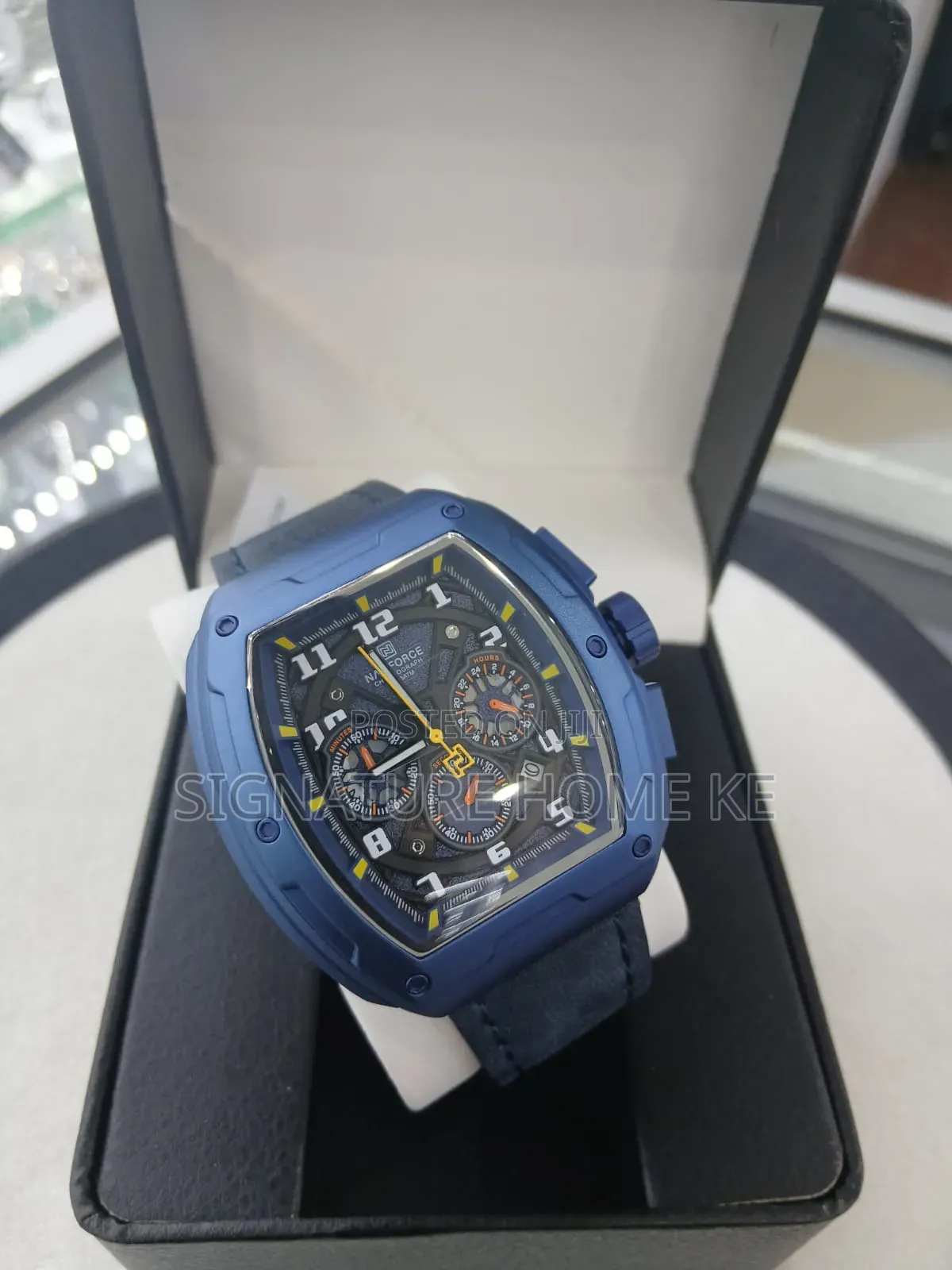 Naviforce Gents Leather Strap