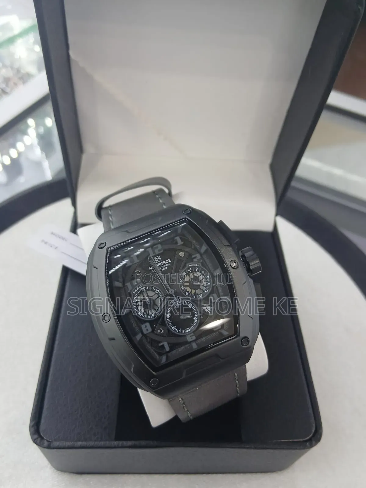 Naviforce Gents Leather Strap