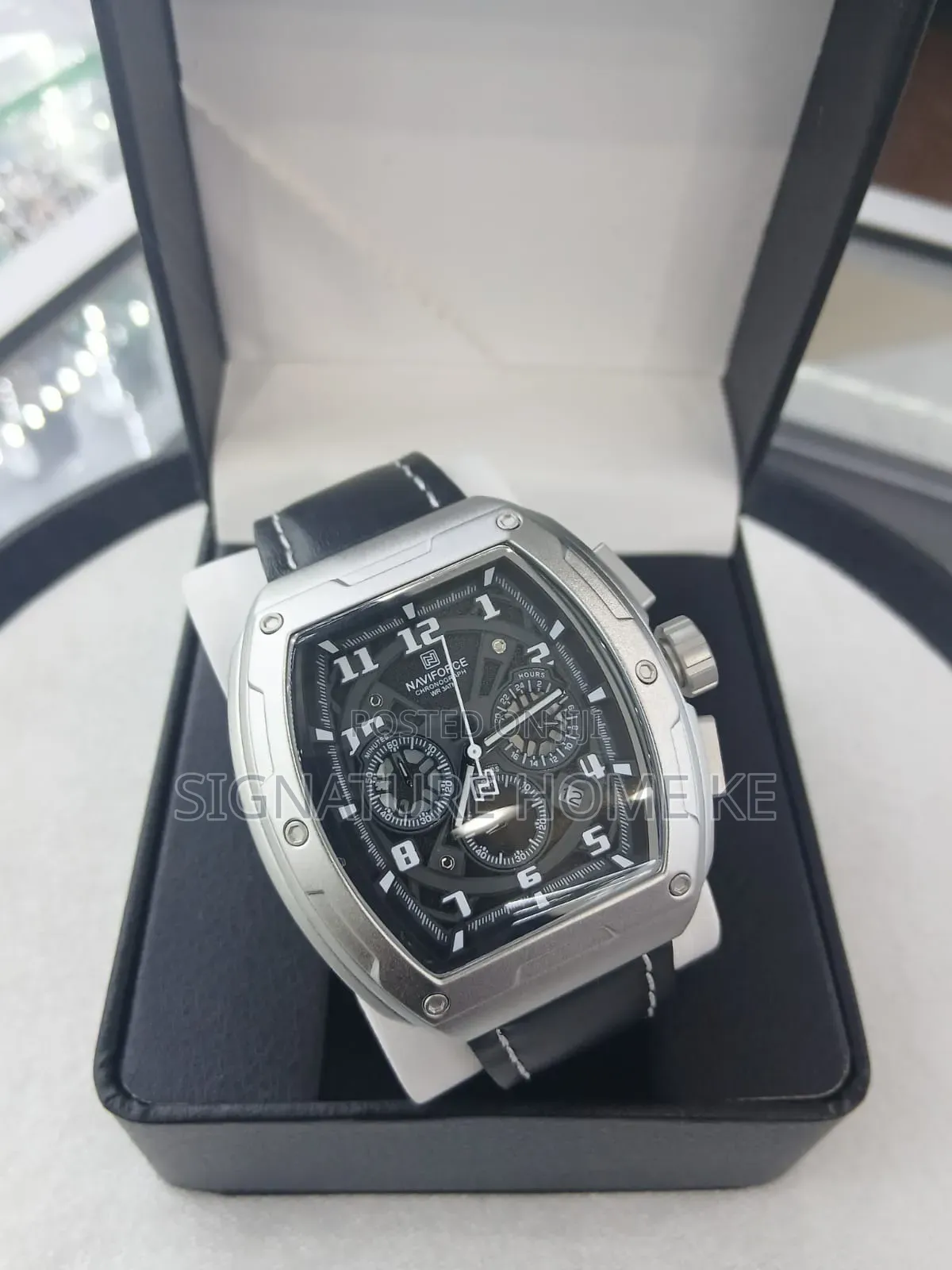 Naviforce Gents Leather Strap